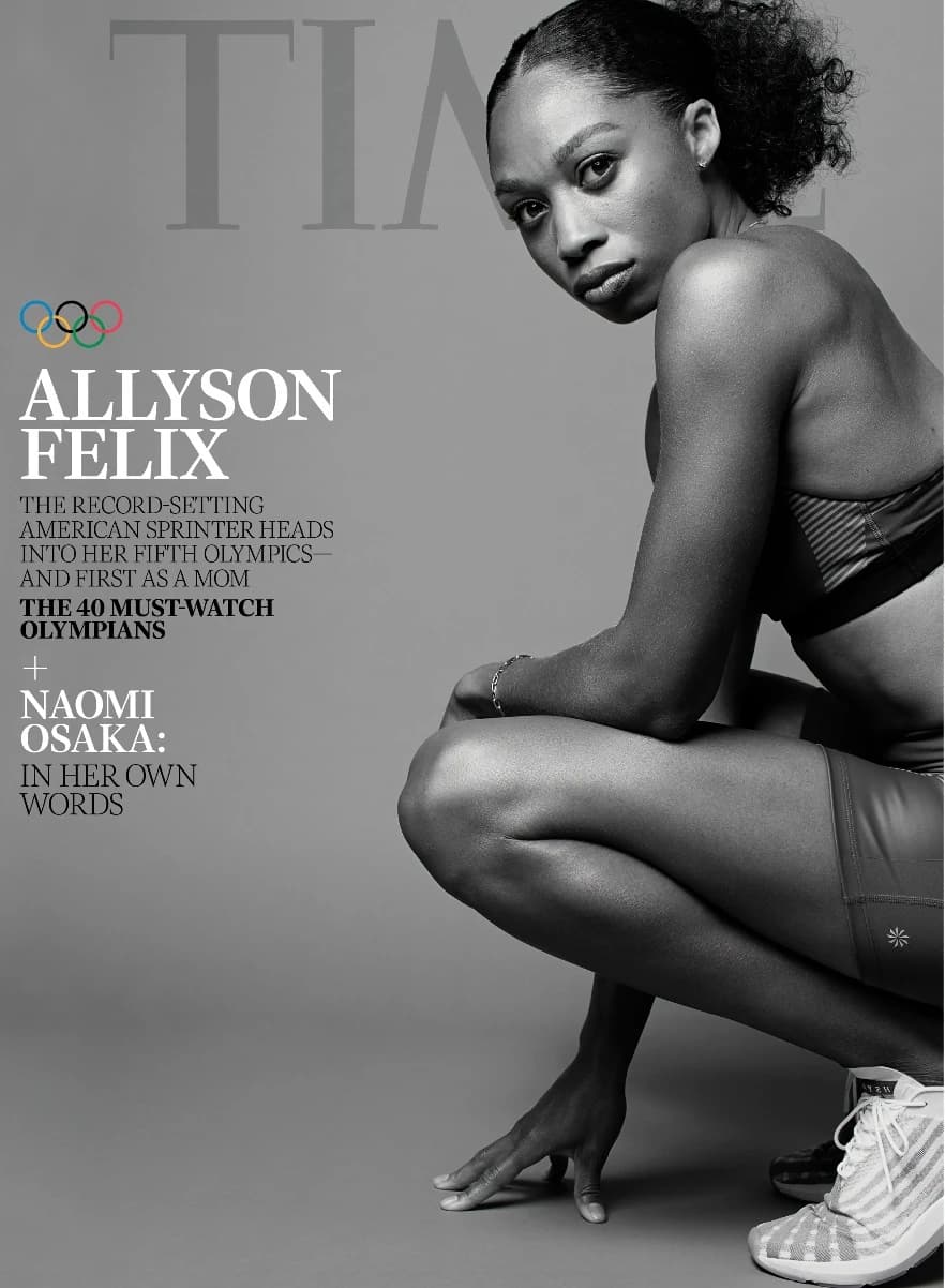 Allyson Felix — Time Cover